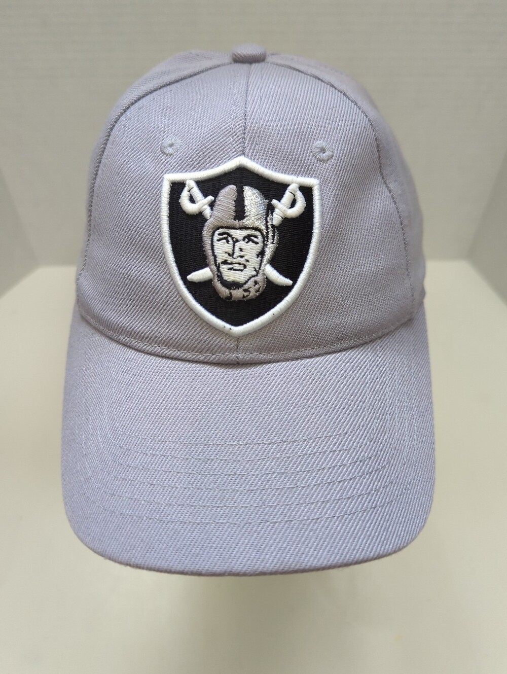 Las Vegas Raiders Youth Cap Sz Sm Graphic Logo Embroidery Full Fitted